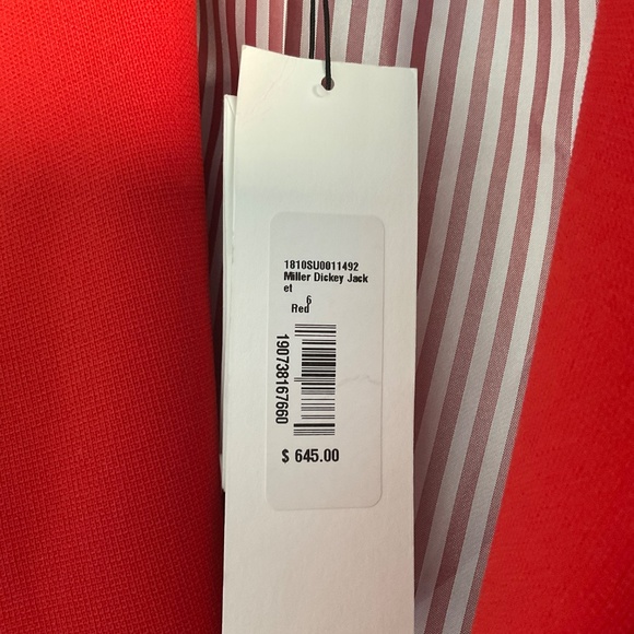 NWT Veronica Beard Red Blazer - Picture 3 of 9
